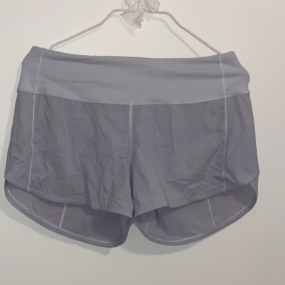 lululemon athletica Light Gray Athletic Shorts